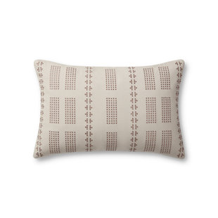 Thomas Cotton Lumbar Rectangular Pillow Cover & Insert by Jean Stoffer x Loloi