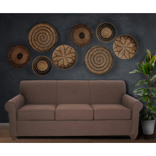 EDGECOMBE FURNITURE Finn Rolled Arm Sofa with Reversible Cushions