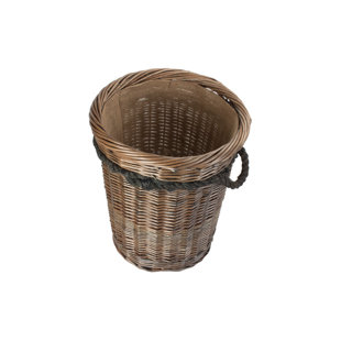 LILY MANOR Tall Deluxe Willow Log Basket