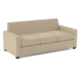 EDGECOMBE FURNITURE Avery 80" Square Arm Sofa Bed Sleeper