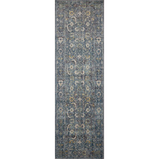 Jean Stoffer x Loloi Bradbury Ocean / Gold Area Rug