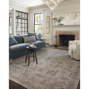 Jean Stoffer x Loloi Katherine Pebble / Ocean Area Rug