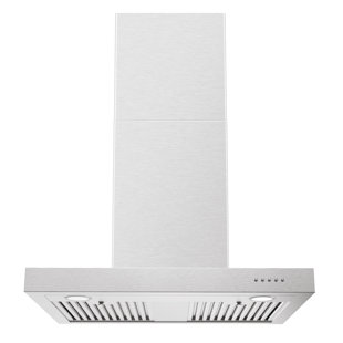 Zomagas 30" Stainless Steel 700 CFM Convertible Wall Range Hood with Baffle Filter