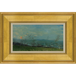 SOICHER MARIN " Outskirts Of Paris At Dusk " Painting Print