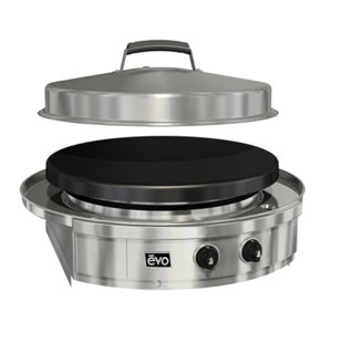 EVO GRILLS Affinity 30G Drop-In with Seasoned Cooksurface LP Gas - Fully Assembled for Outdoor Use
