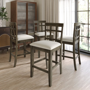 RED BARREL STUDIO® 24.41" Counter Stool (Set of 4)