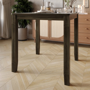 RED BARREL STUDIO® 35.5" Square Counter Height Dining Table