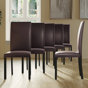 HOKKU DESIGNS Kudolo Polyurethane Parsons Chair (Set of 6)