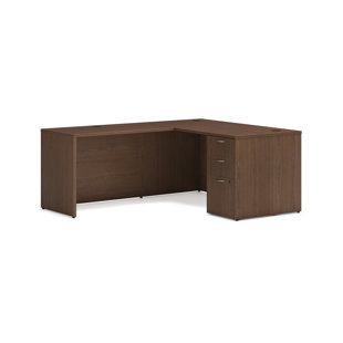 HON Mod L-Desk with Single Pedestal