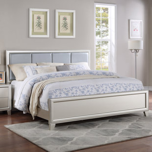 STEVE SILVER FURNITURE Vegan Leather Standard Bed