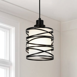 17 STORIES Yadah 1 - Light Black Cylinder Pendant