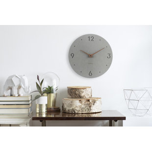 ONZENO Analoge Wanduhr The Learned 29 cm Geräuschlos