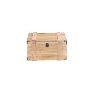 ALPEN HOME 6 Wine Bottle Wooden Chest Box