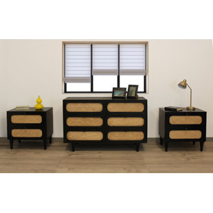 MOTI FURNITURE 3 Piece Bedroom Set