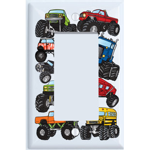 PRESTO CHANGO DECOR Monster Truck 1-Gang Rocker Wall Plate