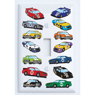 PRESTO CHANGO DECOR Transportation Themed 1 - Gang Toggle Light Switch Standard Wall Plate