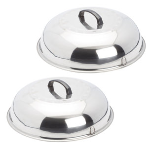 Evo Grills 2 - Piece Stainless Steel Lid Set
