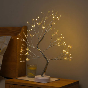 BALIGHT 108LED Beads Copper Wire Tree Branch Night Light With Touch-Sensitive Switch