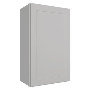 HOMEIBRO Wall Cabinet with 1 Door and 2 Shelves