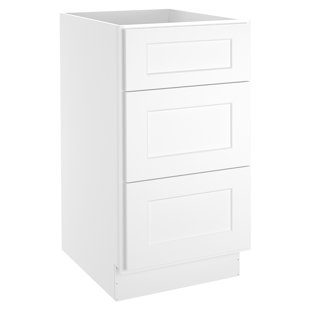 HOMLUX Ready To Assemble Base Cabinet Style 3-drawer