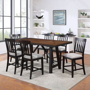 STEVE SILVER FURNITURE 7 - Piece Extendable Dining Set