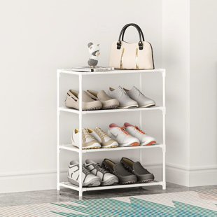 REBRILLIANT 8 Pair Stackable Shoe Rack