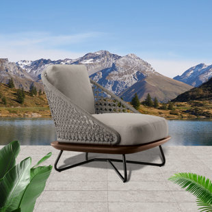 HOKKU DESIGNS Senter Patio Chair with Cushions