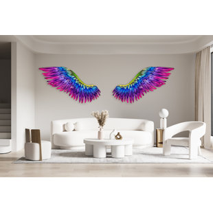 UNIQSTIQ Angel Wings Wall Décor