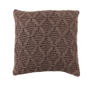 CREATIVE CO-OP Embroidered Cotton Throw Pillow