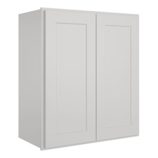 HOMEIBRO Wall Cabinet with 2 Doors and 2 Shelves