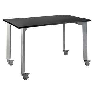 NATIONAL PUBLIC SEATING 40-inch Height Titan Table Chemical Resistant Top