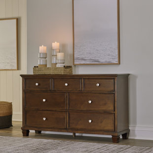 CHARLTON HOME® Feli 7 Drawer 62" W Dresser