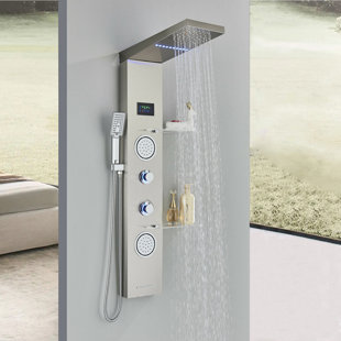 ALENARTWATER 48.8'' Shower Panel with Fixed Shower Head