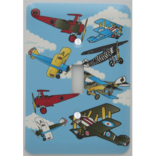PRESTO CHANGO DECOR Transportation Themed 1 - Gang Toggle Light Switch Standard Wall Plate