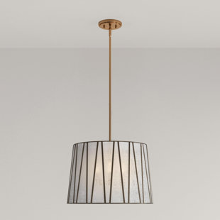 SIGNATURE HARDWARE Oakbank 4 - Light Antique Brass/Dark Bronze Unique/Statement Pendant