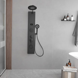 VIBRANTBATH 60.55'' Shower Panel with Adjustable Shower Head