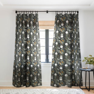 DENY DESIGNS Iveta Abolina Helaine Night 1pc Sheer Window Curtain Panel