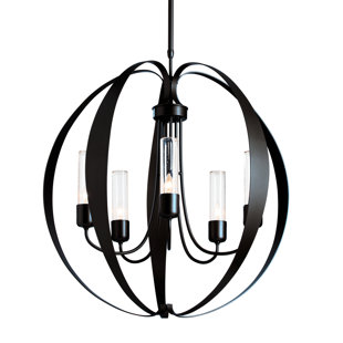 HUBBARDTON FORGE Pomme 5 - Light Outdoor Chandelier