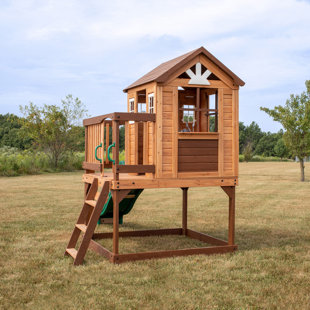Backyard Discovery 190cm W x 310cm D Outdoor Cedar Wood Playhouse