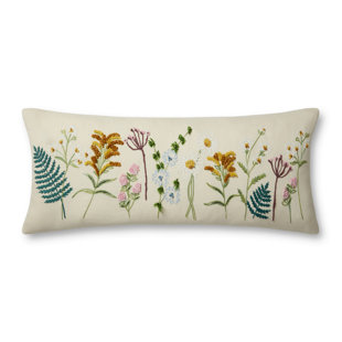 Rifle Paper Co. X Loloi Wildflowers Cream Pillow Cover