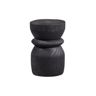 WOOOD Bikkel Solid Wood Accent Stool