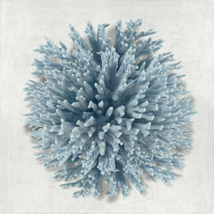 BEACHCREST HOME™ Vannote " Coral Blue I " by Caroline Kelly