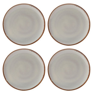 MASON CASH Reactive Dinnerware Dinner Plates (Set of 4)