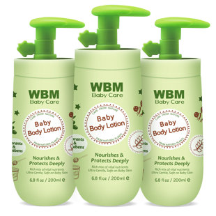 WBM Care Baby Lotion, Nourishes & Protects Deeply, Face & Body Lotion with Natural Honey, Pack of 3