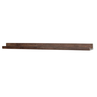 WOOOD Mango Solid Wood Picture Ledge Wall Shelf (Set of 4)