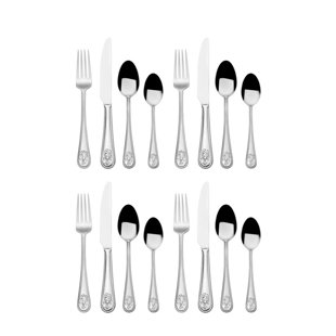 TOWLE LIVING Towle Everyday Lobster 16 Piece Flatware Set, Stainless Steel, Service For 4