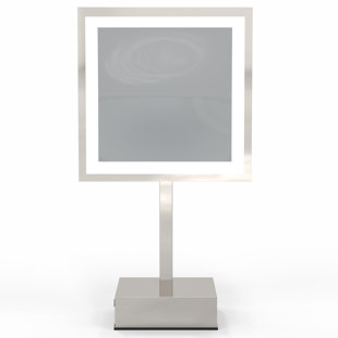 APTATIONS Kimball Young Square LED Metal Floor Mirror