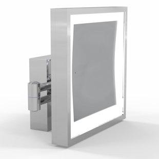 APTATIONS Modern Lighted Magnifying Wall Mirror