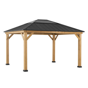 SUNJOY Gazebo Bruri - 393Cm x 335Cm