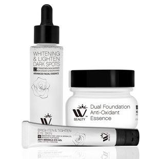 WBM CARE WBM Skincare Essential Kit for Women - Facial Serum, Eye Gel for Dark Circles & Anti-Aging Cream